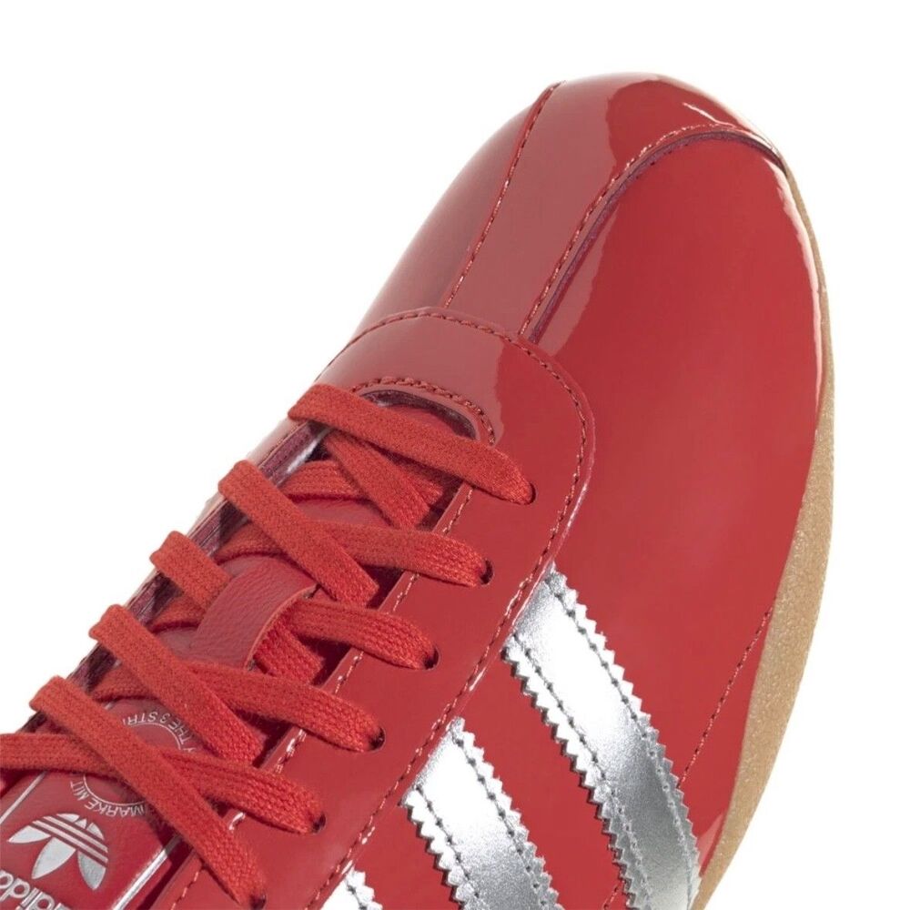 adidas Red and Silver Athletic Shoes - Picture 6 of 11